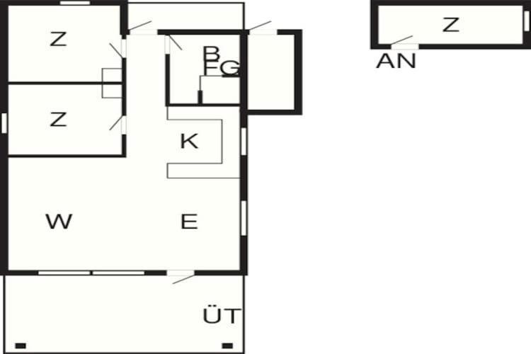 Two-Bedroom Holiday Home In Skibby 1 Екстер'єр фото